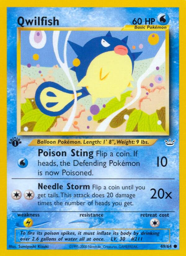 Qwilfish 49/64 - Neo Revelation