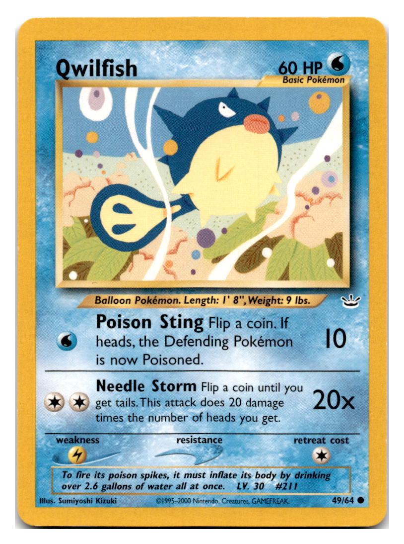 Qwilfish 49/64 - Neo Revelation