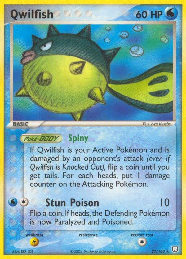 Qwilfish 27/109 - EX Team Rocket Returns
