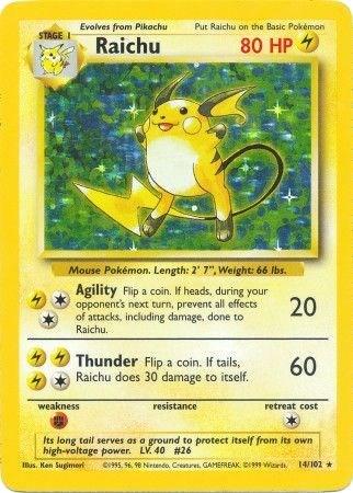 Raichu 14/102 - Base Set