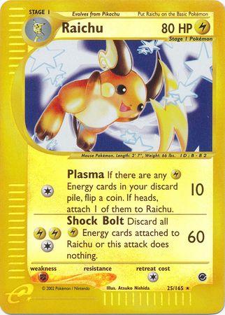 Raichu 25/165 - Expedition