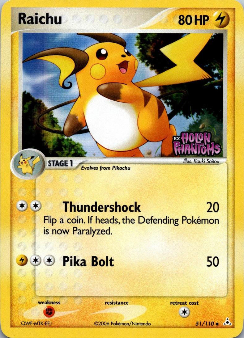 Raichu 51/110 - EX Holon Phantoms