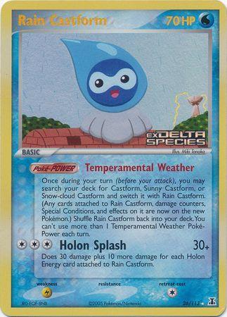 Rain Castform 26/113 - EX Delta Species
