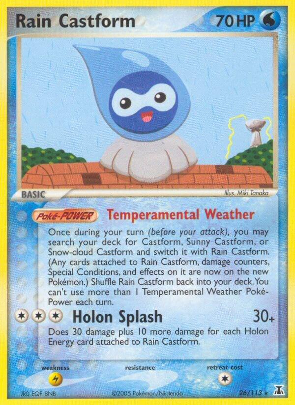 Rain Castform 26/113 - EX Delta Species
