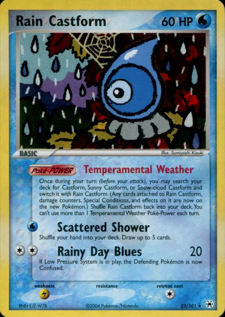 Rain Castform 23/101 - EX Hidden Legends