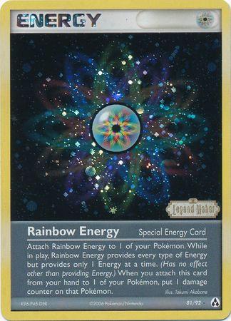 Rainbow Energy 81/92 - EX Legend Maker