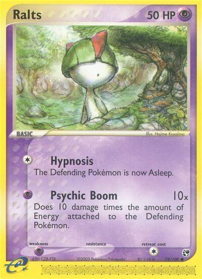 Ralts 74/100 - EX Sandstorm