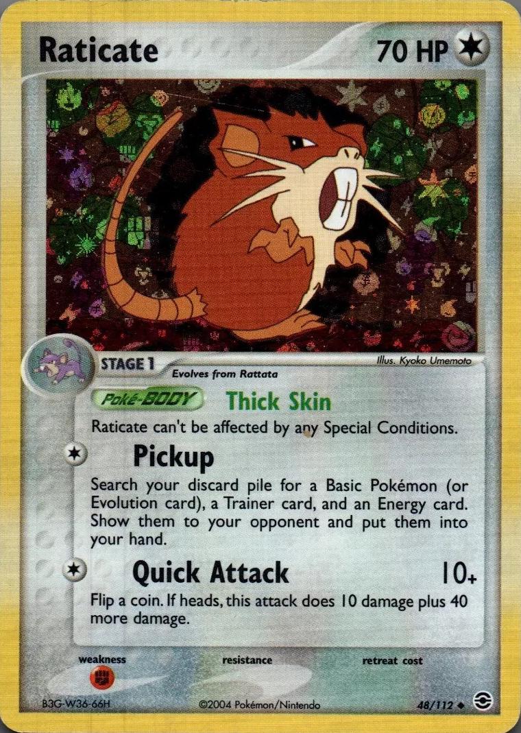 Raticate 48/112 - EX Fire Red & Leaf Green