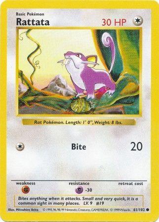 Rattata 61/102 - Base Set