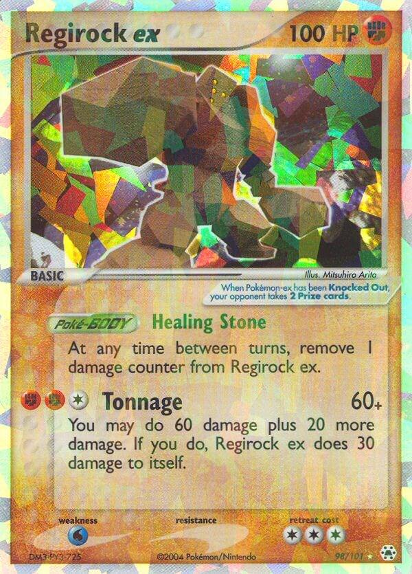 Regirock EX 98/101 - EX Hidden Legends