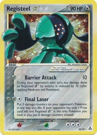 Registeel Gold Star 92/92 - EX Legend Maker