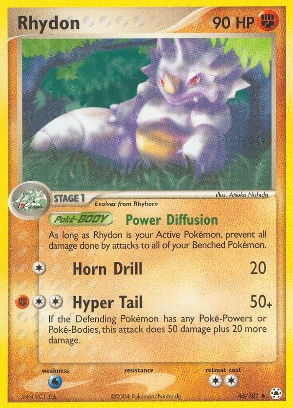 Rhydon 46/101 - EX Hidden Legends
