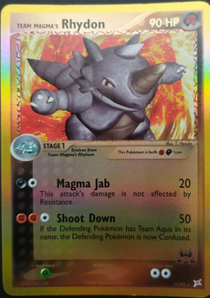 Rhydon 11/95 - EX Team Magma vs Team Aqua