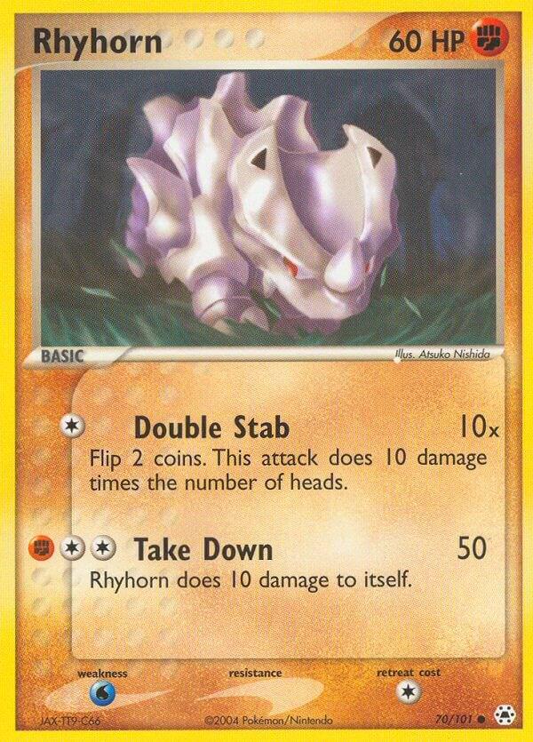 Rhyhorn 70/101 - EX Hidden Legends