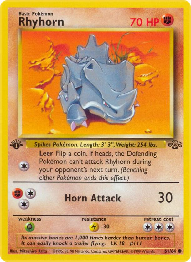 Rhyhorn 61/64 - Jungle Set