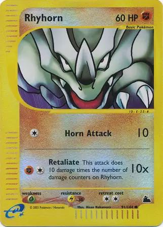 Rhyhorn 91/144 - Skyridge