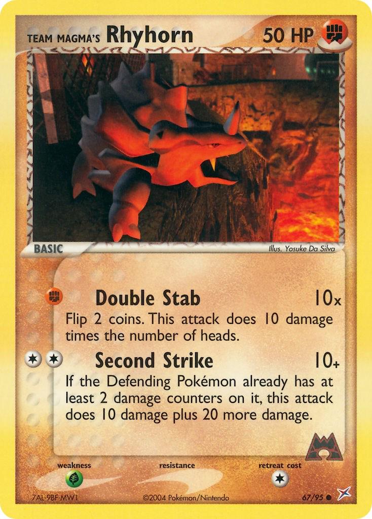 Rhyhorn 67/95 - EX Team Magma vs Team Aqua