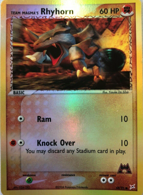 Rhyhorn 68/95 - EX Team Magma vs Team Aqua