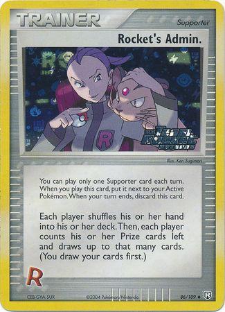 Rocket's Admin. 86/109 - EX Team Rocket Returns