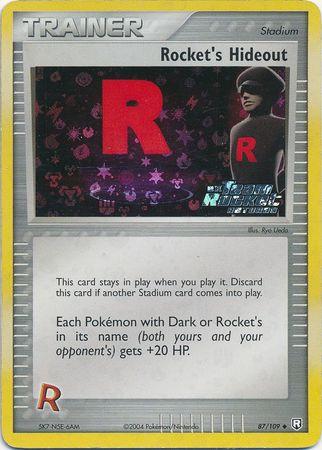 Rocket's Hideout 87/109 - EX Team Rocket Returns