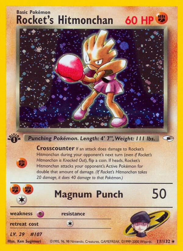 Rocket's Hitmonchan 11/132 - Gym Heroes