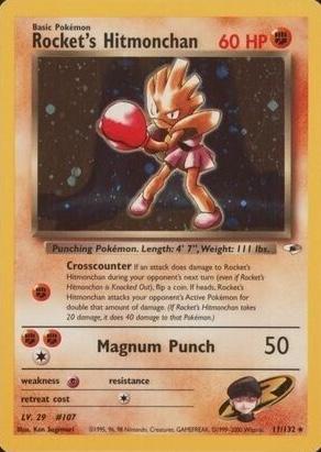 Rocket's Hitmonchan 11/132 - Gym Heroes
