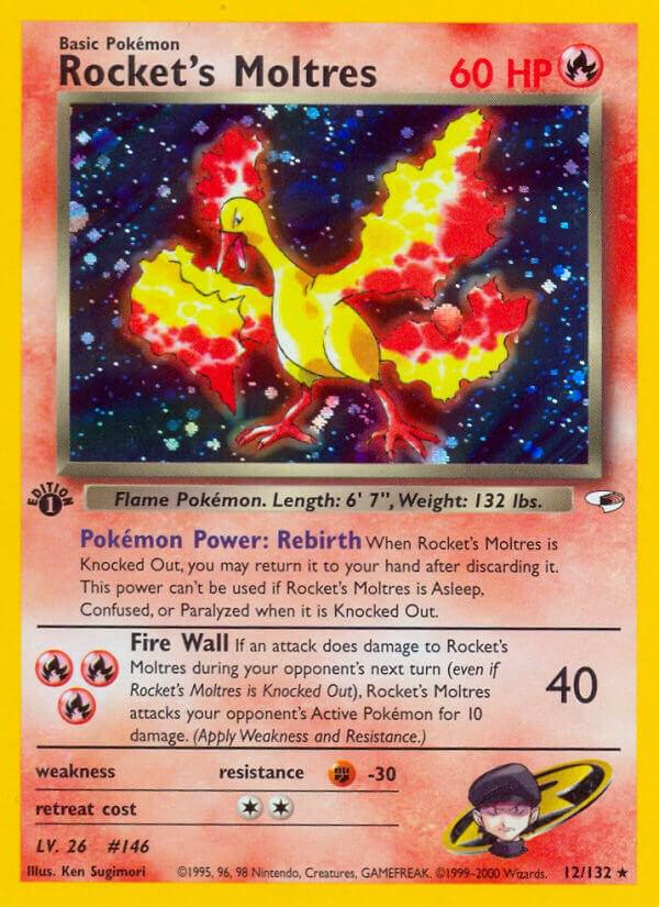 Rocket's Moltres 12/132 - Gym Heroes
