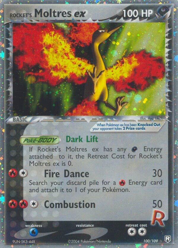 Rocket's Moltres EX 100/109 - EX Team Rocket Returns