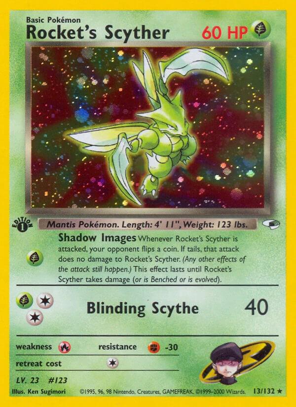 Rocket's Scyther 13/132 - Gym Heroes