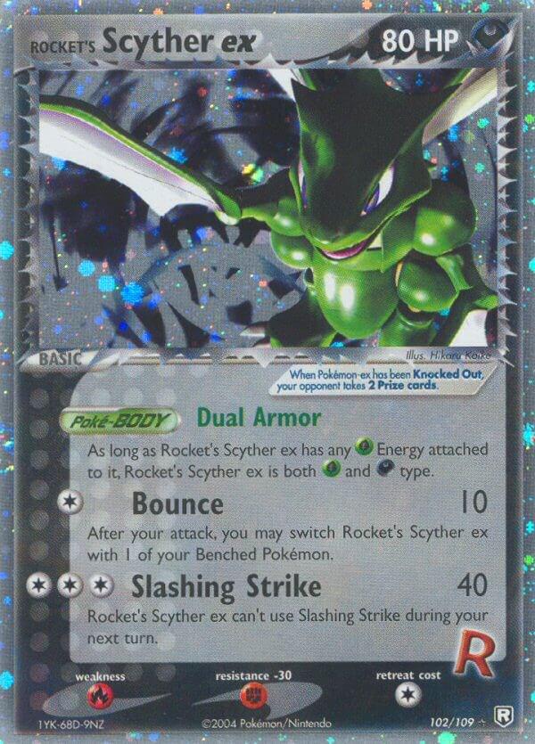 Rocket's Scyther EX 102/109 - EX Team Rocket Returns