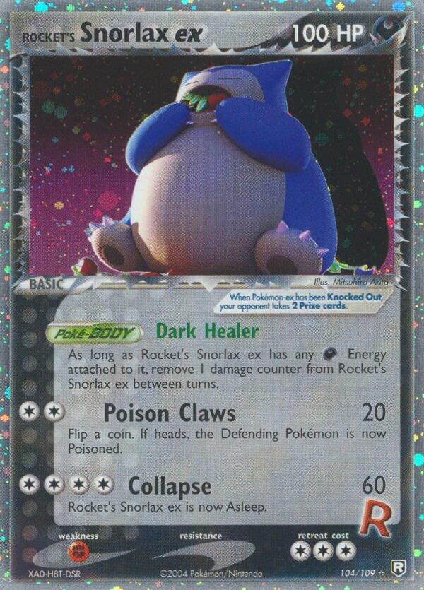 Rocket's Snorlax EX 104/109 - EX Team Rocket Returns