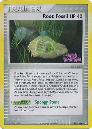 Root Fossil 93/110 - EX Holon Phantoms