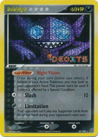 Sableye 23/107 - EX Deoxys