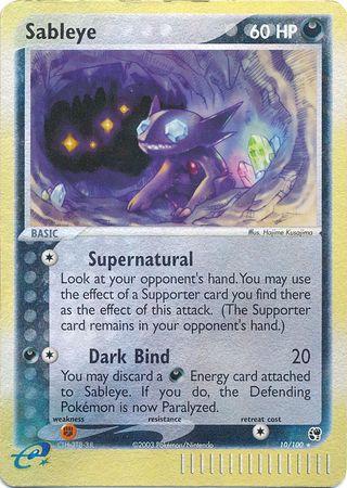 Sableye 10/100 - EX Sandstorm