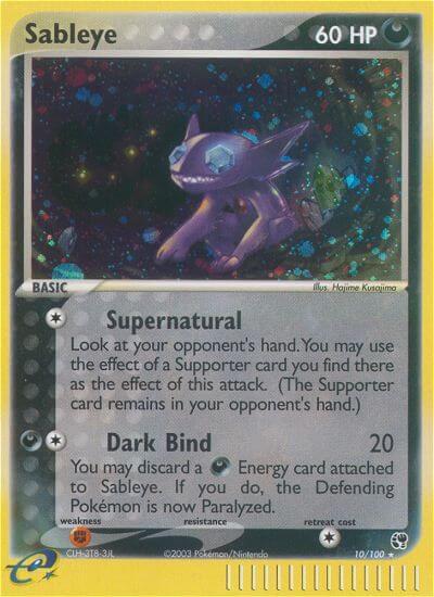 Sableye 10/100 - EX Sandstorm