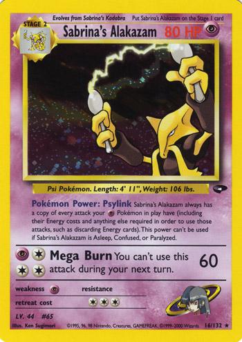 Sabrina's Alakazam 16/132 - Gym Challenge