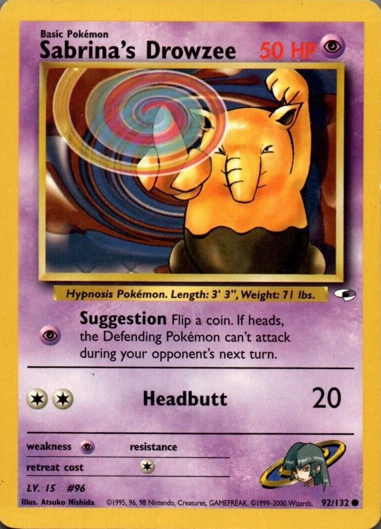 Sabrina's Drowzee 92/132 - Gym Heroes