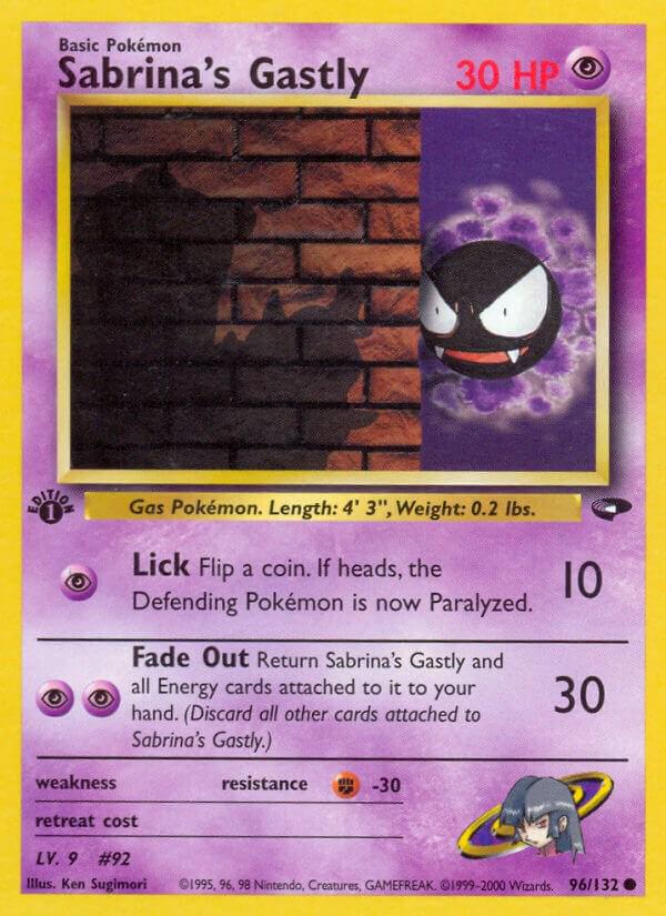Sabrina's Gastly 96/132 - Gym Challenge