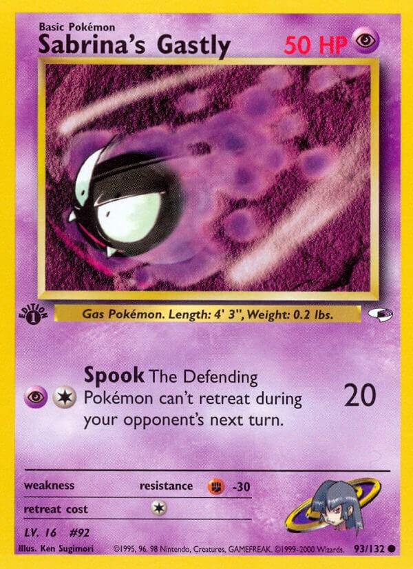 Sabrina's Gastly 93/132 - Gym Heroes