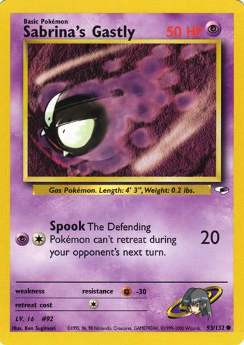 Sabrina's Gastly 93/132 - Gym Heroes