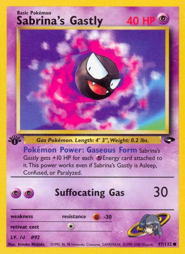 Sabrina's Gastly 97/132 - Gym Challenge