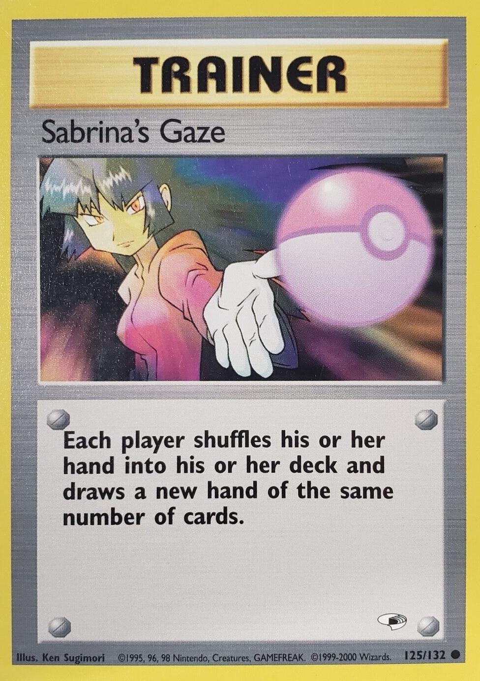 Sabrina's Gaze 125/132 - Gym Heroes