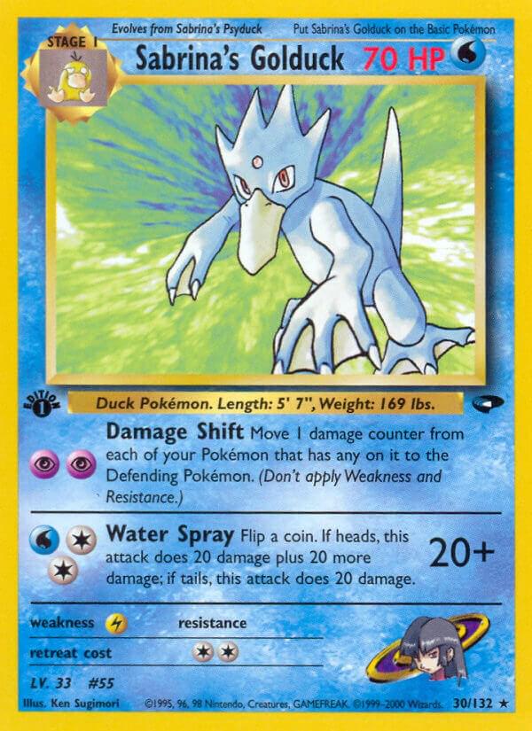 Sabrina's Golduck 30/132 - Gym Challenge