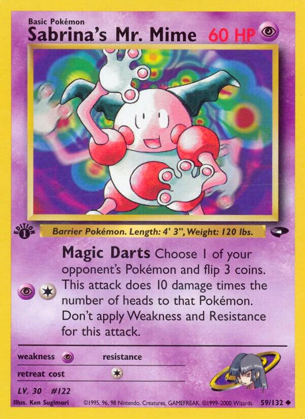 Sabrina's Mr. Mime 59/132 - Gym Challenge