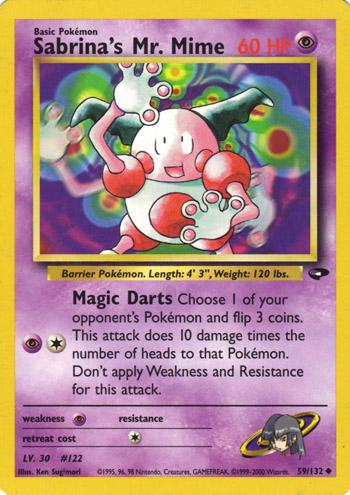 Sabrina's Mr. Mime 59/132 - Gym Challenge