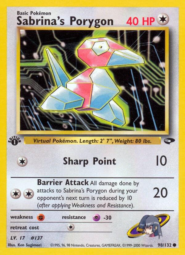 Sabrina's Porygon 98/132 - Gym Challenge