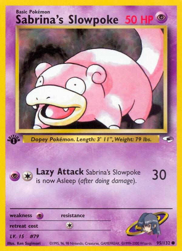 Sabrina's Slowpoke 95/132 - Gym Heroes