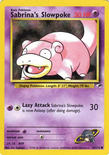 Sabrina's Slowpoke 95/132 - Gym Heroes