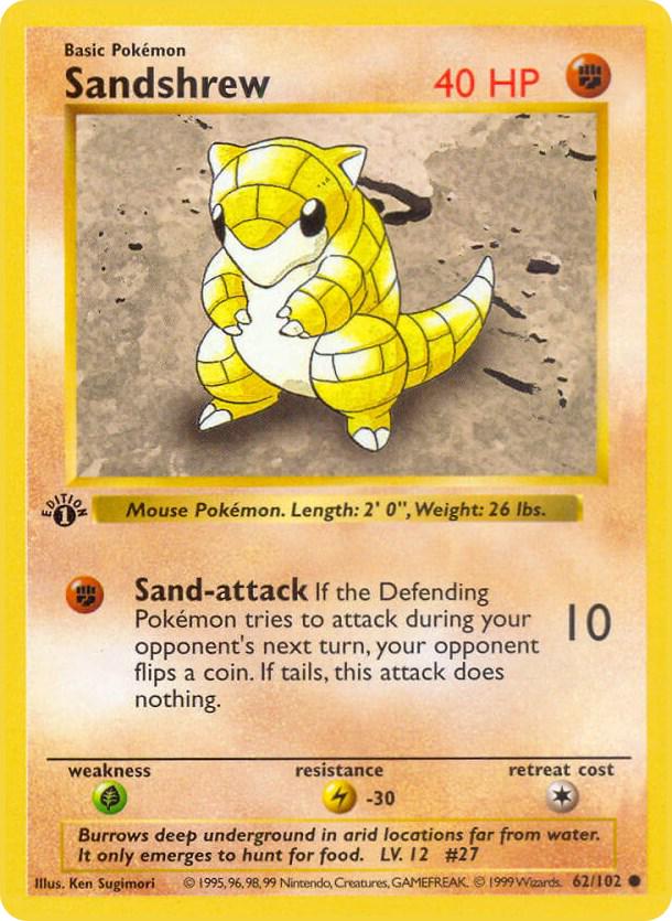 Sandshrew 62/102 - Base Set