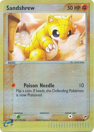 Sandshrew 75/100 - EX Sandstorm